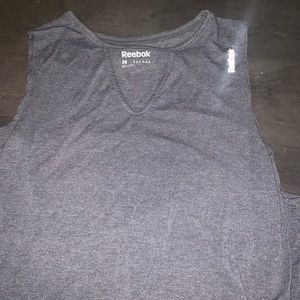 Grey Reebok tank top